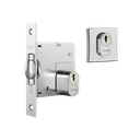 Ver imagem 1 de Fechadura Stam Trinco Rolete Classic 1005 Externa Roseta Quadrada Cromado