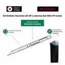 Ver imagem 2 de Kit Estilete Japonês Profissional Ad-2P Pro Mais Lâmina Ba-160E Japonesas Nt Cutter