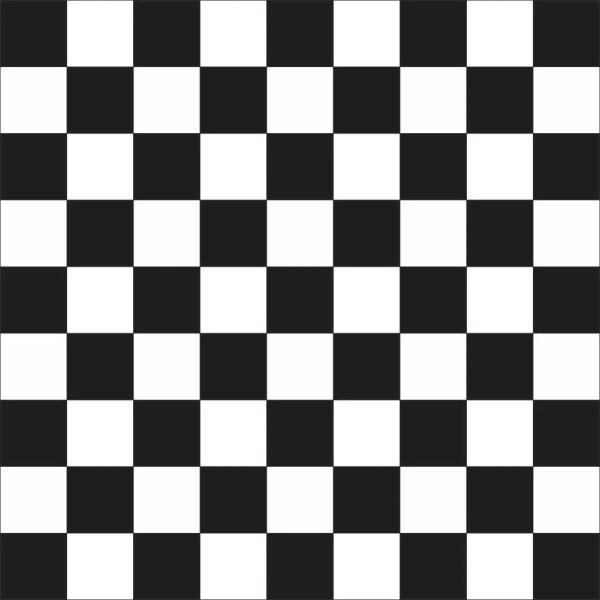 Papel de parede xadrez preto e branco - Branco Casa