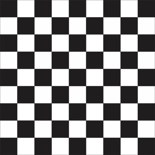 Papel de parede xadrez preto e branco - Branco Casa