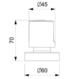 Acabamento de Registro para Base Celite 1/2", 3/4" e 1" City Celite - 2