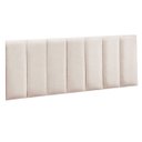 Ver imagem 1 de Cabeceira Estofada Painel Modulada Athenas Veludo Cama Box Casal 140 cm - Shop das Cabeceiras Cabece