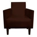 Ver imagem 2 de Poltrona Jade Marrom Slk Decor