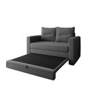 Ver mais imagens de Sofá Cama 2 Lugares Casal 1,50 Mts Bouclê Luma Matrix Cor:linho Chumbo