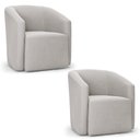 Ver imagem 1 de Poltrona Decorativa Orgânica Kit 2 Stella Max Veludo D03 - D’Rossi