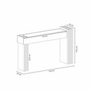 Ver imagem 7 de Aparador Astro e Mesa de Centro Luna Nature Off White - Hb Móveis