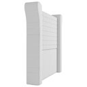 Ver imagem 2 de Cabeceira Cama Box Casal King Size Pilar 233cm Sintético Branco - Desk Design