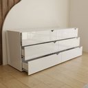 Ver imagem 6 de Cômoda Veneza 6 Gavetas Branco - Panorama Móveis
