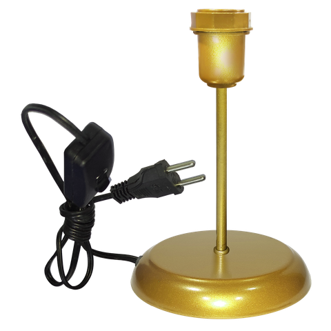 Luminária Mesa Abajur Classic Dourado P/led Use a Sua Cúpula
