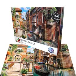 Quebra Cabeça Veneza 1000 Peças Premium 54x74cm - 134325 - 1