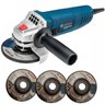 Esmerilhadeira Angular 4.1/2 850W  Gws 850 com 3 Discos e Maleta Bosch - 3