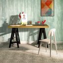 Ver imagem 2 de Escrivaninha Art Ii - Olmo/preto 6057