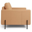 Ver imagem 6 de Kit 2 Poltronas Decorativa para Sala Living Pés Industrial Domani L06 Couro Capuccino - Lyam Decor