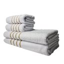 Ver imagem 5 de 2 Jogos de 4 Toalhas 4 Banho 4 Rosto Dubai 100% Algodão Rs+br