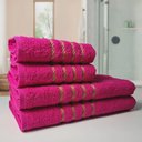 Ver imagem 7 de 2 Jogos de 4 Toalhas 4 Banho 4 Rosto Dubai 100% Algodão Rs+br