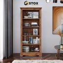 Ver imagem 4 de Estante Multiuso Carvalho em Madeira Maciça:carvalho