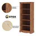 Ver imagem 2 de Estante Multiuso Carvalho em Madeira Maciça:carvalho