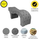 Ver imagem 5 de Maca Estética Estofada Reclinável Ergonômica Suede Ludmilla:cinza
