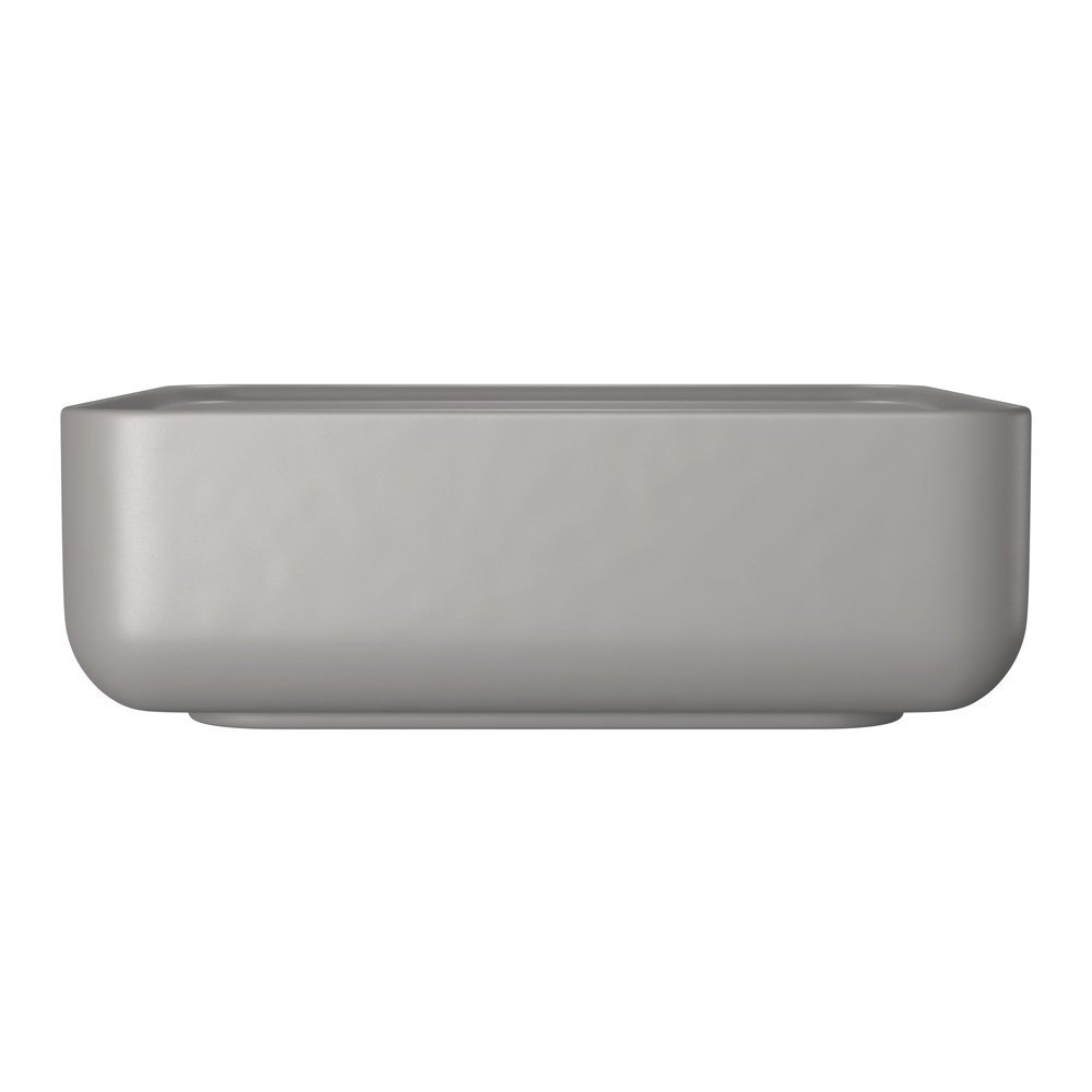 Cuba De Apoio Deca Slim 40X40 L.11040.M.85 Quadrada Com Mesa Soft Antracite - 4