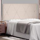 Ver imagem 4 de Cabeceira Painel King 1,95m Aquilla Suede Bege
