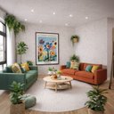 Ver imagem 5 de Quadro Canvas Flower Market Paris 90x60cm Mold Branca