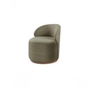 Ver imagem 6 de Poltrona Moderna Brenda Boucle Verde 403