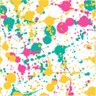 Papel de Parede Adesivo Abstrato Respingos de Tintas Coloridas 284266286 - 1