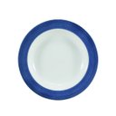 Ver imagem 4 de Serviço de Jantar e Chá em Porcelana 30 Peças - Pintura À Mão Saturno Azul Schmidt