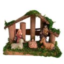 Ver imagem 1 de Presépio de Madeira e Resina Pequeno