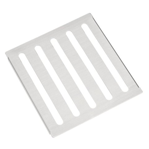 Escorredor Tramontina em Aço Inox Scotch Brite para Sobrepor no Canal Organizador 15x15 cm