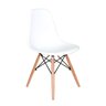 Cadeira Charles Eames Wood Dsw Branca - Base Madeira - 1