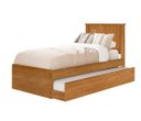 Ver imagem 1 de Cama Barcelona Solteiro com Auxiliar Nature – Tebarrot Móveis