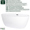 Ver imagem 7 de Banheira Imersao Freestanding de Luxo 1.50m