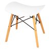 Banco Eames Wood DKR Branco - 3