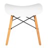 Banco Eames Wood DKR Branco - 1