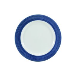 Serviço de Jantar e Chá em Porcelana com 20 Peças - Cilíndrica Pintura À Mão Azul Saturno - 3