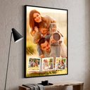 Ver imagem 1 de Quadro Personalizado Família é Tudo em Moldura Caixa TaColado Moldura Trad 1cm Preta sem Vidro 30 x