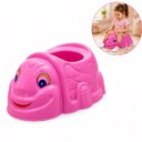 Ver imagem 6 de Pinico Desfralde Infantil Rosa Tartaruga Troninho Xixi Assento Bebê Criança Banheiro Creche Meninas