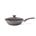 Ver imagem 1 de Wok Com Tampa 28Cm 3,4 Litros Ceramic Life Optima Camurça Brinox - 4792/136