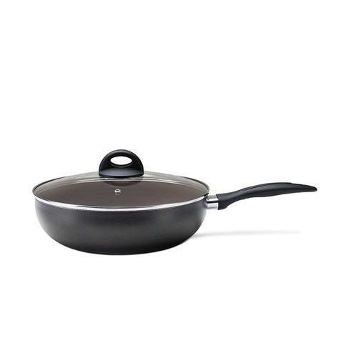Wok Com Tampa 28Cm 3,4 Litros Ceramic Life Smart Plus Preto Brinox - 4791/143