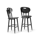 Ver imagem 2 de Cadeira de Madeira Torneada 63cm Cor Preta