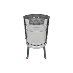 Churrasqueira À Carvão Tramontina Tcp 400 em Aço Inox com Balde - 1