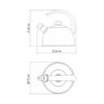 Chaleira Tramontina Com Apito Em Aço Inox Cabo Preto 2,1 L - 61483/013 - 6