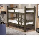 Ver imagem 2 de Beliche Solteiro Vira Duas Camas Leticia Madeira Mdf:castanho