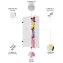 Ver imagem 3 de Guarda Roupa Infantil 89cm com 3 Portas Princesa Rosa Z53 - Mpozenato