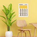 Ver imagem 2 de Quadro Bauhaus Amarelo e Preto - Arquitetura 24x18cm:moldura Branca