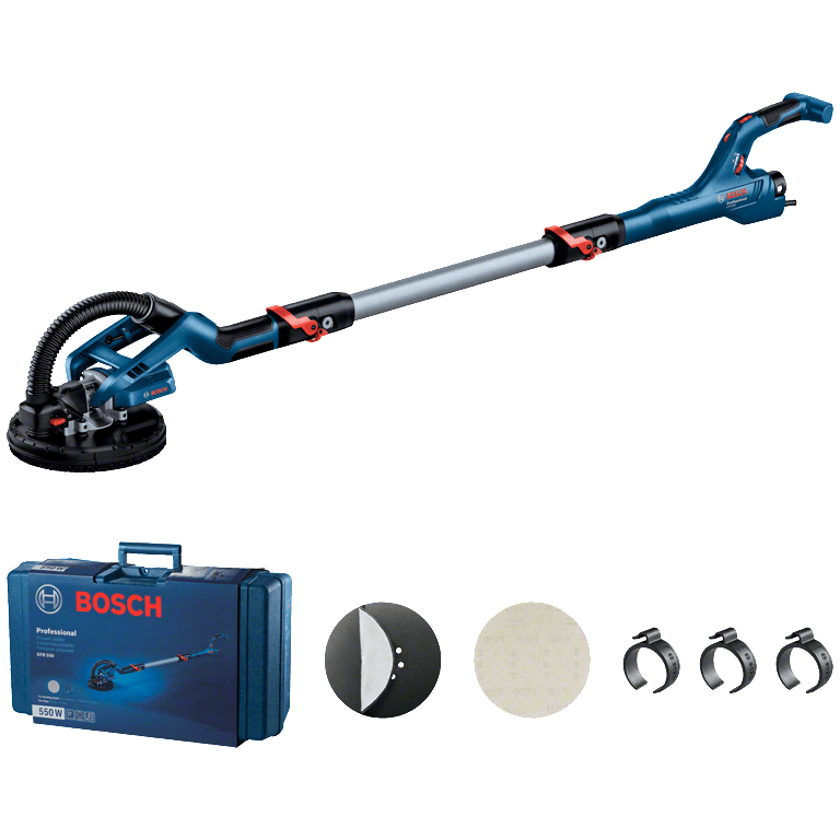LIXADEIRA DE PAREDE BOSCH GTR 550 C/MALETA 220V