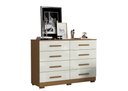 Ver imagem 5 de Gaveteiro 8 Gavetas - Atacama Off White - Aramóveis