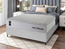 Ver imagem 1 de Conjunto Cama Box Casal c/ Molas Ensacadas New Moon Branco 138x188x66