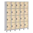 Ver imagem 2 de Roupeiro de Aço 20 Portas Locker Robustez e Durabilidade:tricolor